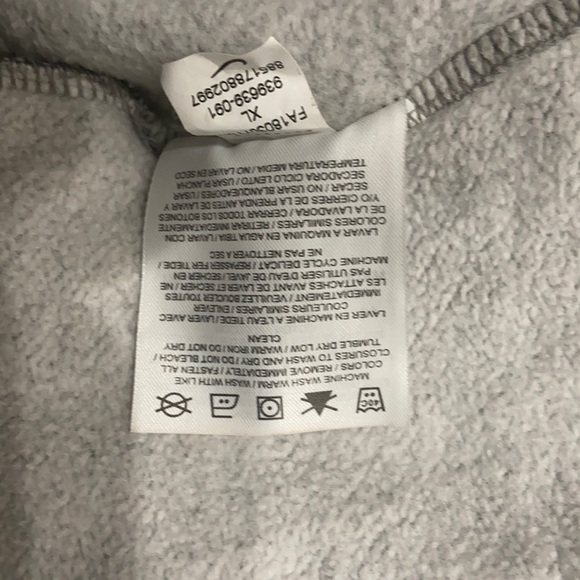 Big Kids Grey Nike Zip Up Hoodie - Picture 2 of 6